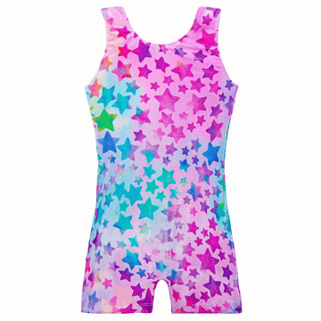 Star Dance Gymnastics Leotards/Swimsuit-Star Hot Pink